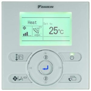 Daikin bediening bedraad