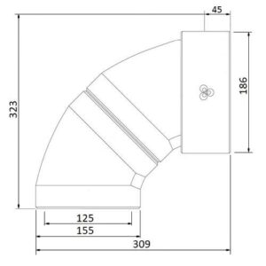 Burgerhout bocht 90°